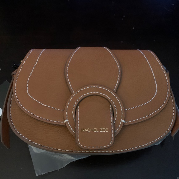 RACHEL ZOE Edessi Saddle Brown Crossbody & Belt Bag NWT - Picture 6 of 9